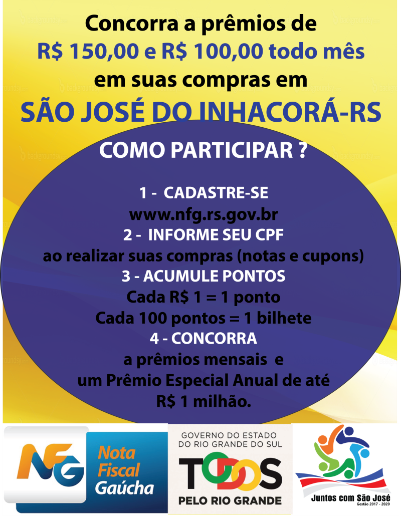 CAMPANHA PARA AMPLIAR PARTICIPAÇÃO DOS CONTRIBUINTES NO PROGRAMA NOTA FISCAL GAÚCHA